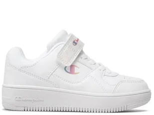 Buty dziecięce Champion S32491WW007 REBOUND LOW G PS Białe - Buty dla dziewczynek - miniaturka - grafika 1