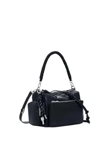 Desigual, BAG_HALF HABANA BLACK Damskie, Czarny (Black) - Torebki damskie - miniaturka - grafika 1