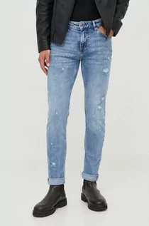Spodnie męskie - Just Cavalli jeansy męskie kolor niebieski - grafika 1