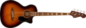 Gitary basowe - Fender Kingman Bass Walnut Fingerboard Black Pickguard Shaded Edge Burst - miniaturka - grafika 1