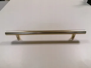 Uchwyt Meblowy Reling Gold Szczotkowany L-128mm - Zawiasy, okucia i inne akcesoria - miniaturka - grafika 1