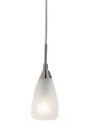 Lampy sufitowe - Markslojd Dekoracyjna LAMPA wisząca NOWOCZESNY Zwis DO salonu BEDFORD 158912 efekt popękanego szkła biały Szary - miniaturka - grafika 1