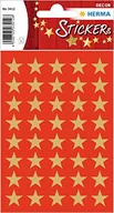 Ozdoby bożonarodzeniowe - HERMA 3412 naklejki bożonarodzeniowe, złote gwiazdki, 5-ramienne (Ø 13 mm, 120 naklejek, papier), samoprzylepne naklejki na Boże Narodzenie, prezenty, majsterkowanie, kalendarz adwentowy - miniaturka - grafika 1