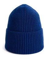 Czapki damskie - Czapka Damska Młodzieżowa Beanie Podwijana Zimowa 100% Wełna Merino Polska - miniaturka - grafika 1