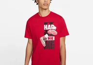 Koszulki męskie - Nike Air Jordan The Shoes Crew Tee Gym Red - miniaturka - grafika 1