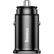 Ładowarki samochodowe - Baseus Ultraszybka ładowarka samochodowa Baseus QC 2x USB 30W czarna CCALL-DS01 - miniaturka - grafika 1