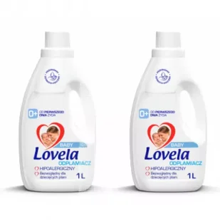 Lovela Odplamiacz w żelu do ubranek niemowlęcych i dziecięcych zestaw 2 x 1 L - Środki do prania - miniaturka - grafika 1