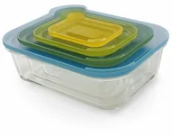 Pozostałe akcesoria kuchenne - Joseph Joseph Komplet 4 szklanych pojemników Nest Glass - miniaturka - grafika 1