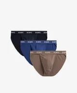 Majtki męskie - Slipy Tango 3MP-1576 3-pack Coffee-Navy-Dark Blue, XL - miniaturka - grafika 1