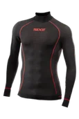Odzież motocyklowa - Bluza Termoaktywna SIXS BlazeFit Czarny/Czerwony3XL-4XL - miniaturka - grafika 1