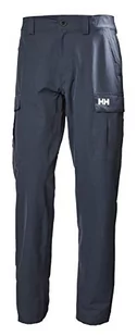 Helly Hansen męskie spodnie cargo Hh szybkoschnące Soft Shell, niebieski - Spodnie męskie - miniaturka - grafika 1