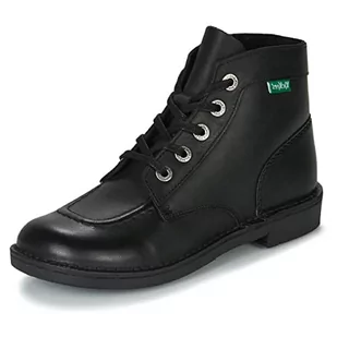 Kickers Botki dziecięce unisex, Black Noir Piqure Noire Perm 8-38 EU - Botki damskie - miniaturka - grafika 1