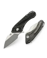 Noże - Nóż składany Bestech Goblin Dark Grey Titanium/Carbon Fiber, Stonewashed/Satin CPM S35VN (BT1711E) - miniaturka - grafika 1