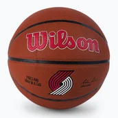 Koszykówka - Piłka do koszykówki Wilson NBA Team Alliance Portland Trail Blazers brown rozmiar 7 - miniaturka - grafika 1