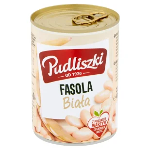 Pudliszki Fasola biała 400 g - Warzywa w marynacie - miniaturka - grafika 1