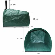 Pozostałe akcesoria do uprawy roślin - Składany kosz ogrodowy 200L PICK-UP wielofunkcyjny BRADAS 9417 - miniaturka - grafika 1