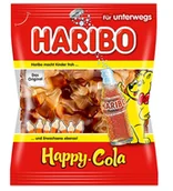 Żelki - Haribo, żelki owocowe Happy Cola, 100g - miniaturka - grafika 1