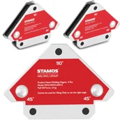 Akcesoria spawalnicze - Kątownik uchwyt spawalniczy magnetyczny kąt 45/90/135 do 13 kg 2 szt. - miniaturka - grafika 1