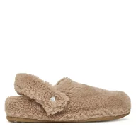 Kapcie damskie - Kapcie Crocs Classic Cozzzy 209386 Beżowy - miniaturka - grafika 1