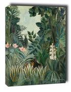 Obrazy i zdjęcia na płótnie - The Equatorial Jungle, Henri Rousseau - obraz na płótnie Wymiar do wyboru: 20x30 cm - miniaturka - grafika 1
