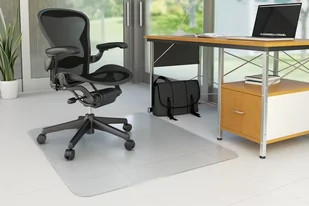 Q-Connect Mata pod krzesło , na podłogi twarde, 120x90cm, prostokątna KF15900 - Podnóżki, podpórki, podkładki - miniaturka - grafika 2