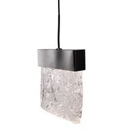 Lampy sufitowe - Zwieszana lampa salonowa VETRO P0574D Maxlight LED 4,5W 3000K glamour czarny przezroczysty - miniaturka - grafika 1