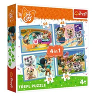 Puzzle - Puzzle 4w1 Kocia ferajna 35, 48, 54 i 70 elementów - miniaturka - grafika 1