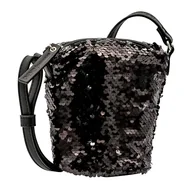 Torebki damskie - TOM TAILOR Denim Sterling damska torba na telefon komórkowy torba na ramię średnia, czarny, Mittelgroß - miniaturka - grafika 1