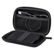 Etui na twarde dyski - Futerał do zewnętrznego dysku twardego Hama ''Eva'' 2,5'', czarny - miniaturka - grafika 1