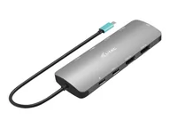 Stacje dokujące i replikatory portów - I-TEC USB-C Metal Nano Dock 2x HDMI 1x GLAN 2x USB 3.2 2x USB 2.0 1x USB-C 3.2 Gen.1 Data 1x USB-C 100W PD - miniaturka - grafika 1