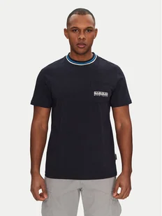 Napapijri T-Shirt S-Murlo NP0A4IEJ1761 Granatowy Regular Fit - Koszulki męskie - miniaturka - grafika 1