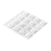 Akcesoria do drzwi - Hettich Odbojniki meblowe przeźroczyste 13x13x2mm 16szt - miniaturka - grafika 1