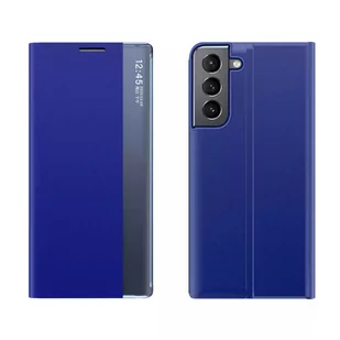 Hurtel New Sleep Case pokrowiec etui z klapką z funkcją podstawki Samsung Galaxy S22 niebieski - Etui i futerały do telefonów - miniaturka - grafika 1
