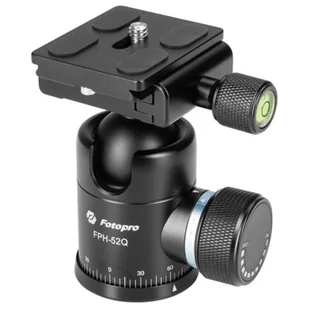 FOTOPRO Głowica kulowa FPH-52Q Czarny - Akcesoria fotograficzne - miniaturka - grafika 1