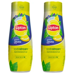 2x SYROP KONCENTRAT DO SATURATORA SODASTREAM LIPTON ICE TEA CYTRYNA 440 ml - Syropy i koncentraty owocowe - miniaturka - grafika 1