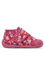 Buty dla dziewczynek - Froddo Kapcie Classic Slippers G1700392 S Różowy - miniaturka - grafika 1