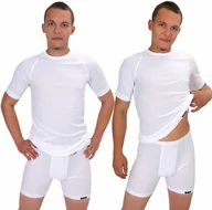 Koszulki sportowe męskie - COOL T-shirt z krótkim rękawem - męski .L .biały - miniaturka - grafika 1