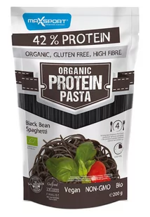 Organic Protein Pasta Makaron spaghetti z czarnej fasoli 200 g - Makaron - miniaturka - grafika 1