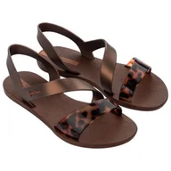 Sandały damskie - Sandały Ipanema Vibe Sandal Fem 82429 BD418 brązowe - miniaturka - grafika 1