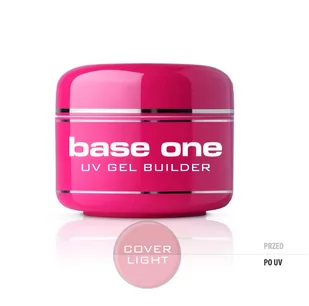 Silcare Gel Base One Cover Light maskujący żel UV do paznokci 30g - Żele do paznokci - miniaturka - grafika 1