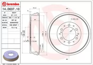 Bębny hamulcowe - BĘBEN HAMULC. TOYOTA HILUX  05- - miniaturka - grafika 1