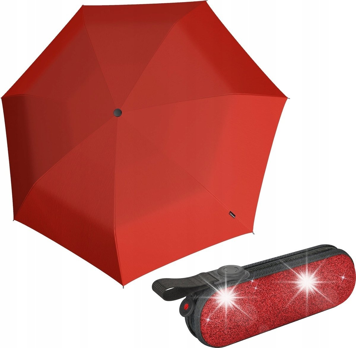 Parasol kieszonkowy Knirps 6010 X1 Glam Red