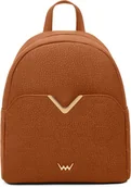 Plecaki - Vuch Plecak miejski damski Arlen Fossy Brązowy Jeden rozmiar - miniaturka - grafika 1