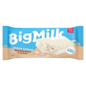 Lody i desery lodowe - Big Milk Lody o smaku śmietankowym z sosem o smaku czekolady i orzechów laskowych 100 ml - miniaturka - grafika 1