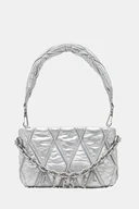 Torebki damskie - Diesel torebka CHARM-D CHARM-D POUCH kolor srebrny X10286.P8240 - miniaturka - grafika 1