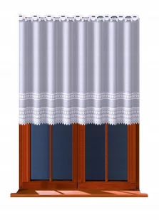 FIRANKA ŻAKARDOWA ZAZDROSTKA 618178/75 KUCHNIA - Zasłony - miniaturka - grafika 1