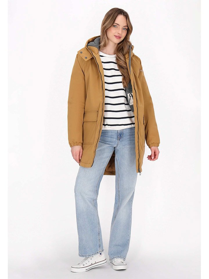 Schmuddelwedda Parka w kolorze jasnobrązowym