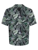 Koszule męskie - Only & Sons Koszula Wayne 22028616 Zielony Regular Fit - miniaturka - grafika 1