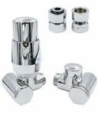 Zawory i kraniki - Zawór termostatyczny do grzałki INTEGRA chrom lewy GW1/2 - miniaturka - grafika 1