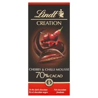 Czekolada - Lindt EDELBITTER 70% CHERRY AND CHILLI 150G zakupy dla domu i biura 34577429 - miniaturka - grafika 1
